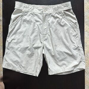 Simms high waisted nylon fishing shorts SZ M